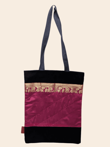 Saree reversible canvas totes